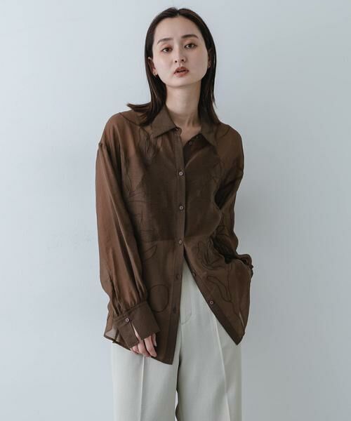 SENSE OF PLACE by URBAN RESEARCH / センスオブプレイス バイ アーバンリサーチ シャツ・ブラウス | シシュウシアーシャツ | 詳細1