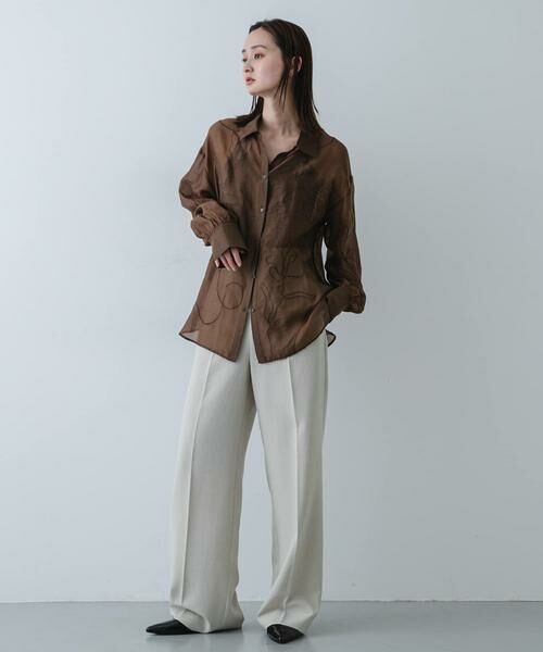 SENSE OF PLACE by URBAN RESEARCH / センスオブプレイス バイ アーバンリサーチ シャツ・ブラウス | シシュウシアーシャツ | 詳細3