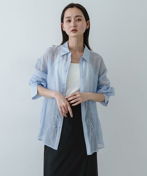 SENSE OF PLACE by URBAN RESEARCH / センスオブプレイス バイ アーバンリサーチ シャツ・ブラウス | シシュウシアーシャツ | 詳細7