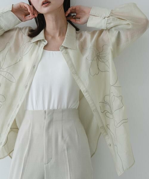 SENSE OF PLACE by URBAN RESEARCH / センスオブプレイス バイ アーバンリサーチ シャツ・ブラウス | シシュウシアーシャツ | 詳細26