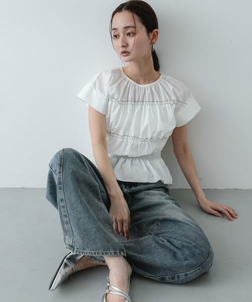 SENSE OF PLACE by URBAN RESEARCH / センスオブプレイス バイ アーバンリサーチ シャツ・ブラウス | ロールアップシャーリングブラウス | 詳細1