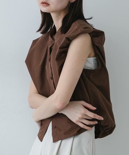 SENSE OF PLACE by URBAN RESEARCH / センスオブプレイス バイ アーバンリサーチ シャツ・ブラウス | ブロードパフショルダーブラウス | 詳細1