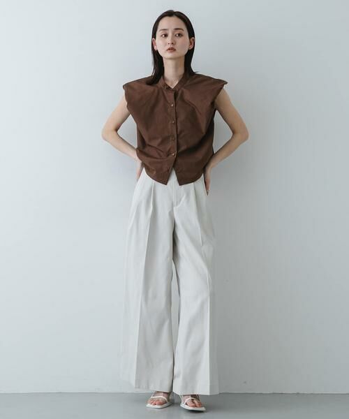 SENSE OF PLACE by URBAN RESEARCH / センスオブプレイス バイ アーバンリサーチ シャツ・ブラウス | ブロードパフショルダーブラウス | 詳細4