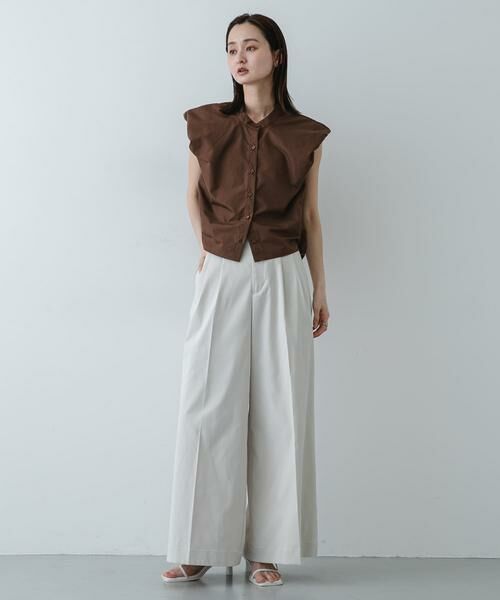 SENSE OF PLACE by URBAN RESEARCH / センスオブプレイス バイ アーバンリサーチ シャツ・ブラウス | ブロードパフショルダーブラウス | 詳細5