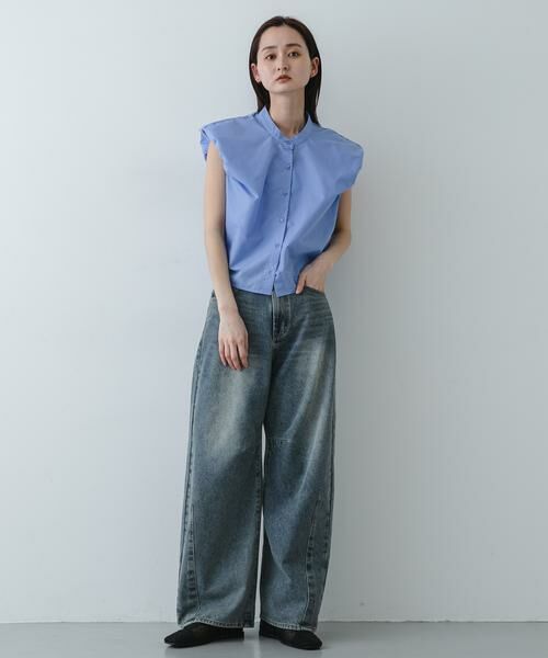 SENSE OF PLACE by URBAN RESEARCH / センスオブプレイス バイ アーバンリサーチ シャツ・ブラウス | ブロードパフショルダーブラウス | 詳細17