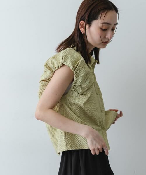 SENSE OF PLACE by URBAN RESEARCH / センスオブプレイス バイ アーバンリサーチ シャツ・ブラウス | シアーサッカーバルーンスリーブシャツ | 詳細1