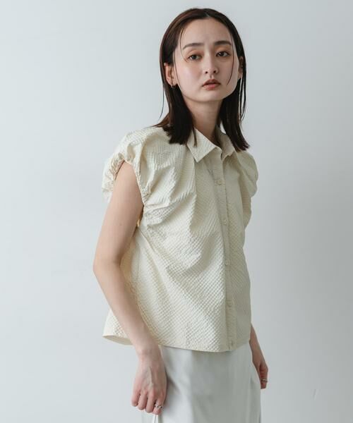 SENSE OF PLACE by URBAN RESEARCH / センスオブプレイス バイ アーバンリサーチ シャツ・ブラウス | シアーサッカーバルーンスリーブシャツ | 詳細9