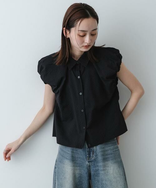 SENSE OF PLACE by URBAN RESEARCH / センスオブプレイス バイ アーバンリサーチ シャツ・ブラウス | シアーサッカーバルーンスリーブシャツ | 詳細17