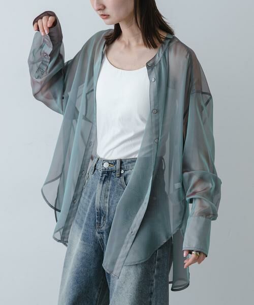 SENSE OF PLACE by URBAN RESEARCH / センスオブプレイス バイ アーバンリサーチ シャツ・ブラウス | バンドカラーシャンブレーシアーシャツ | 詳細1