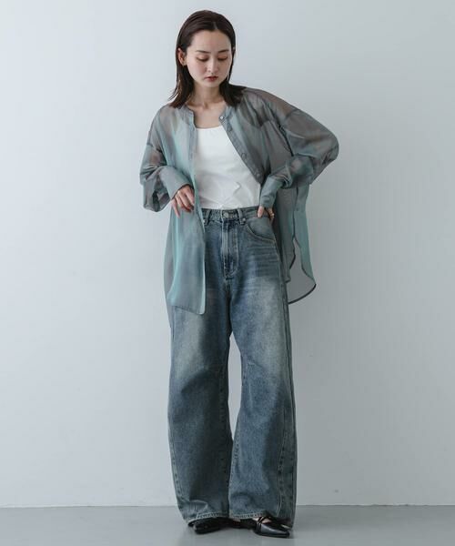 SENSE OF PLACE by URBAN RESEARCH / センスオブプレイス バイ アーバンリサーチ シャツ・ブラウス | バンドカラーシャンブレーシアーシャツ | 詳細5