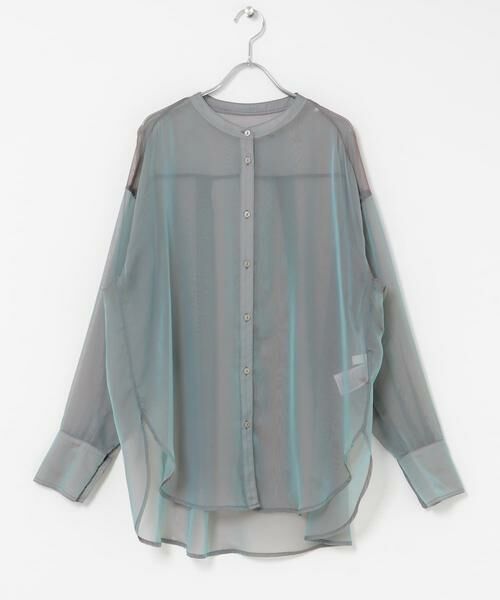 SENSE OF PLACE by URBAN RESEARCH / センスオブプレイス バイ アーバンリサーチ シャツ・ブラウス | バンドカラーシャンブレーシアーシャツ | 詳細7