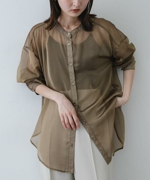 SENSE OF PLACE by URBAN RESEARCH / センスオブプレイス バイ アーバンリサーチ シャツ・ブラウス | バンドカラーシャンブレーシアーシャツ | 詳細9
