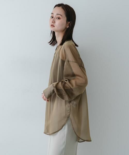 SENSE OF PLACE by URBAN RESEARCH / センスオブプレイス バイ アーバンリサーチ シャツ・ブラウス | バンドカラーシャンブレーシアーシャツ | 詳細10