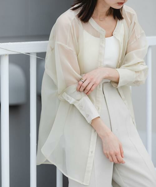 SENSE OF PLACE by URBAN RESEARCH / センスオブプレイス バイ アーバンリサーチ シャツ・ブラウス | バンドカラーシャンブレーシアーシャツ | 詳細16