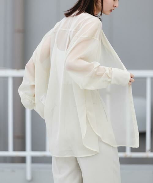 SENSE OF PLACE by URBAN RESEARCH / センスオブプレイス バイ アーバンリサーチ シャツ・ブラウス | バンドカラーシャンブレーシアーシャツ | 詳細17