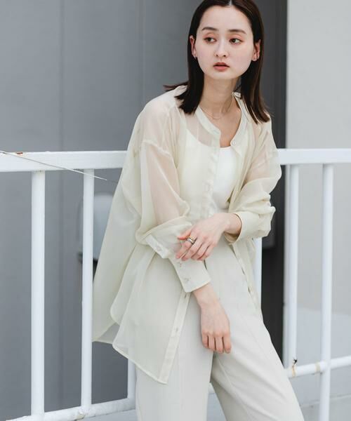 SENSE OF PLACE by URBAN RESEARCH / センスオブプレイス バイ アーバンリサーチ シャツ・ブラウス | バンドカラーシャンブレーシアーシャツ | 詳細18