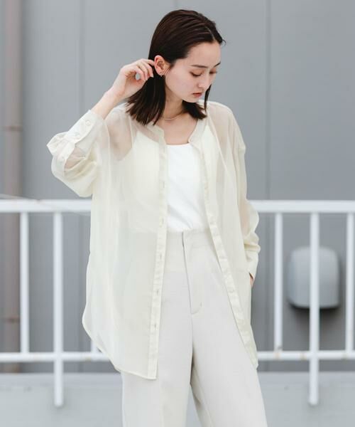 SENSE OF PLACE by URBAN RESEARCH / センスオブプレイス バイ アーバンリサーチ シャツ・ブラウス | バンドカラーシャンブレーシアーシャツ | 詳細19