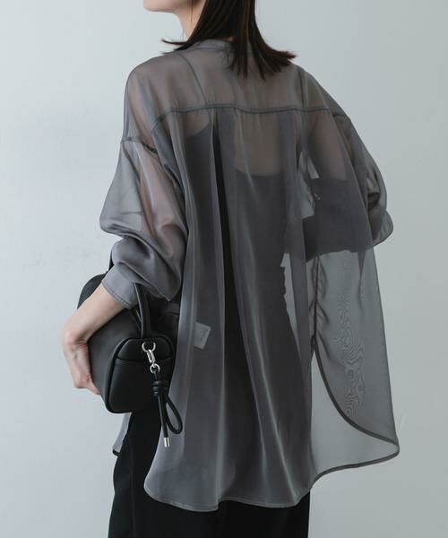 SENSE OF PLACE by URBAN RESEARCH / センスオブプレイス バイ アーバンリサーチ シャツ・ブラウス | バンドカラーシャンブレーシアーシャツ | 詳細25