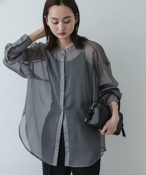 SENSE OF PLACE by URBAN RESEARCH / センスオブプレイス バイ アーバンリサーチ シャツ・ブラウス | バンドカラーシャンブレーシアーシャツ | 詳細26