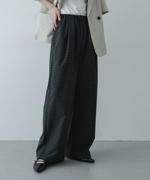 SENSE OF PLACE by URBAN RESEARCH / センスオブプレイス バイ アーバンリサーチ その他パンツ | チェックイージーパンツ | 詳細1