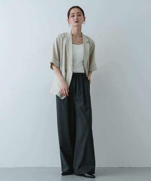 SENSE OF PLACE by URBAN RESEARCH / センスオブプレイス バイ アーバンリサーチ その他パンツ | チェックイージーパンツ | 詳細4