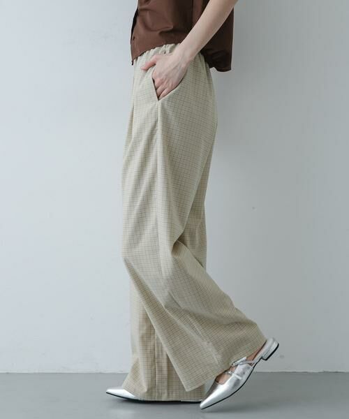 SENSE OF PLACE by URBAN RESEARCH / センスオブプレイス バイ アーバンリサーチ その他パンツ | チェックイージーパンツ | 詳細13