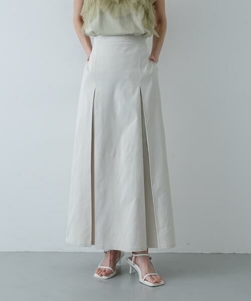 SENSE OF PLACE by URBAN RESEARCH / センスオブプレイス バイ アーバンリサーチ スカート | ボックスプリーツスカート（アイボリー）