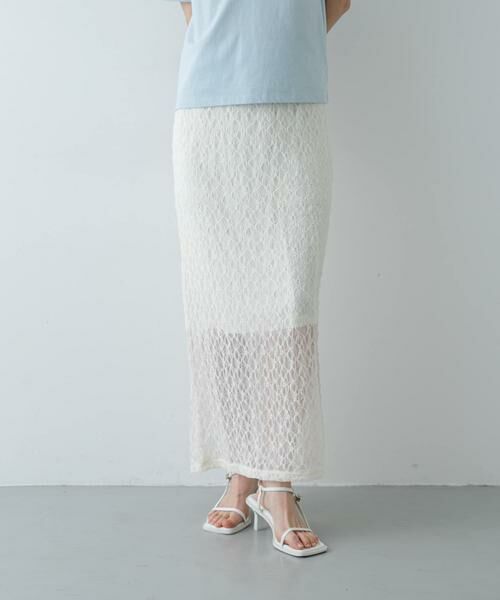 SENSE OF PLACE by URBAN RESEARCH / センスオブプレイス バイ アーバンリサーチ スカート | レースナロースカート | 詳細1