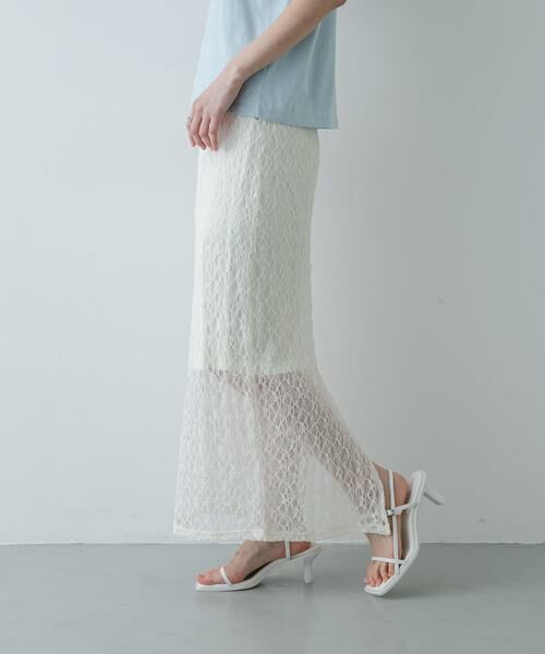 SENSE OF PLACE by URBAN RESEARCH / センスオブプレイス バイ アーバンリサーチ スカート | レースナロースカート | 詳細2