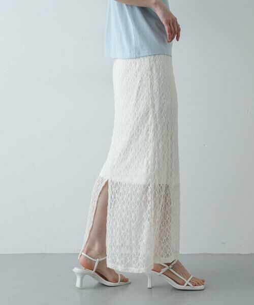 SENSE OF PLACE by URBAN RESEARCH / センスオブプレイス バイ アーバンリサーチ スカート | レースナロースカート | 詳細3