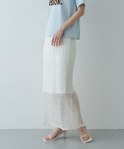 SENSE OF PLACE by URBAN RESEARCH / センスオブプレイス バイ アーバンリサーチ スカート | レースナロースカート | 詳細4