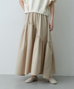 SENSE OF PLACE by URBAN RESEARCH / センスオブプレイス バイ アーバンリサーチ ロング・マキシ丈スカート | アシメキリカエギャザースカート