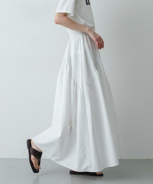 SENSE OF PLACE by URBAN RESEARCH / センスオブプレイス バイ アーバンリサーチ ロング・マキシ丈スカート | アシメキリカエギャザースカート | 詳細2