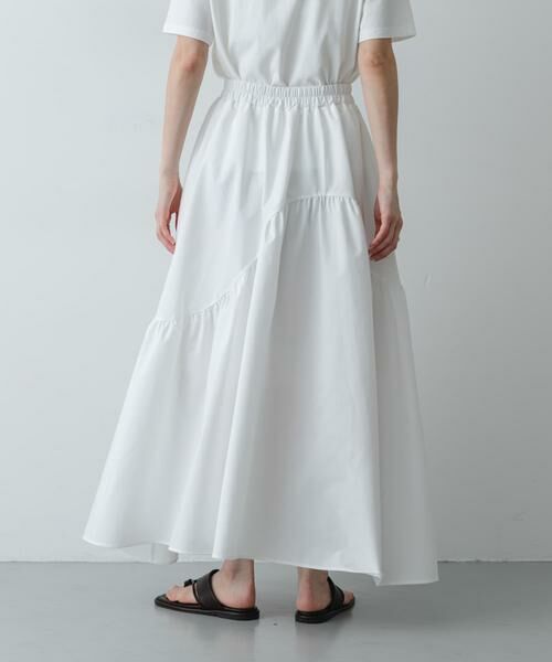 SENSE OF PLACE by URBAN RESEARCH / センスオブプレイス バイ アーバンリサーチ ロング・マキシ丈スカート | アシメキリカエギャザースカート | 詳細3