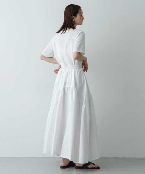 SENSE OF PLACE by URBAN RESEARCH / センスオブプレイス バイ アーバンリサーチ ロング・マキシ丈スカート | アシメキリカエギャザースカート | 詳細6