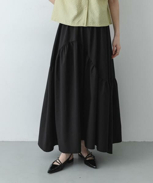 SENSE OF PLACE by URBAN RESEARCH / センスオブプレイス バイ アーバンリサーチ ロング・マキシ丈スカート | アシメキリカエギャザースカート | 詳細11