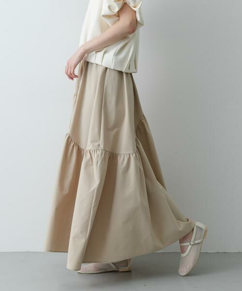 SENSE OF PLACE by URBAN RESEARCH / センスオブプレイス バイ アーバンリサーチ ロング・マキシ丈スカート | アシメキリカエギャザースカート | 詳細17