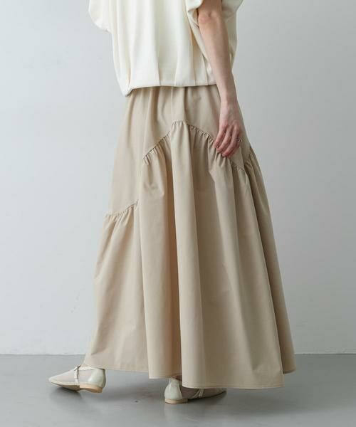 SENSE OF PLACE by URBAN RESEARCH / センスオブプレイス バイ アーバンリサーチ ロング・マキシ丈スカート | アシメキリカエギャザースカート | 詳細18