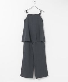 SENSE OF PLACE by URBAN RESEARCH / センスオブプレイス バイ アーバンリサーチ サロペット・オールインワン | フレアキャミドッキングオールインワン