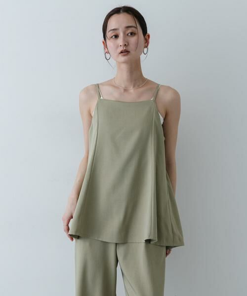 SENSE OF PLACE by URBAN RESEARCH / センスオブプレイス バイ アーバンリサーチ サロペット・オールインワン | フレアキャミドッキングオールインワン | 詳細7