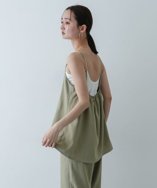 SENSE OF PLACE by URBAN RESEARCH / センスオブプレイス バイ アーバンリサーチ サロペット・オールインワン | フレアキャミドッキングオールインワン | 詳細8