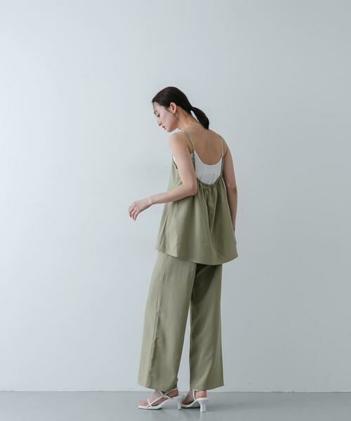 SENSE OF PLACE by URBAN RESEARCH / センスオブプレイス バイ アーバンリサーチ サロペット・オールインワン | フレアキャミドッキングオールインワン | 詳細13