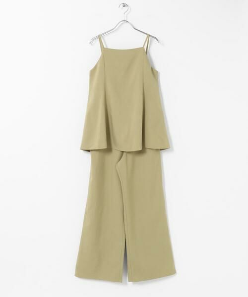 SENSE OF PLACE by URBAN RESEARCH / センスオブプレイス バイ アーバンリサーチ サロペット・オールインワン | フレアキャミドッキングオールインワン | 詳細14