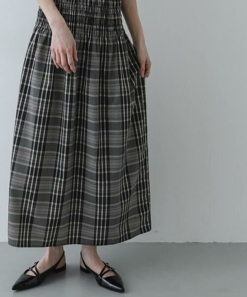 SENSE OF PLACE by URBAN RESEARCH / センスオブプレイス バイ アーバンリサーチ ワンピース | チェックシャーリングワンピース | 詳細1