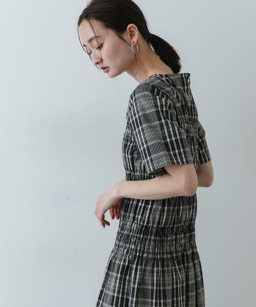 SENSE OF PLACE by URBAN RESEARCH / センスオブプレイス バイ アーバンリサーチ ワンピース | チェックシャーリングワンピース | 詳細2