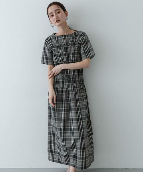 SENSE OF PLACE by URBAN RESEARCH / センスオブプレイス バイ アーバンリサーチ ワンピース | チェックシャーリングワンピース | 詳細3