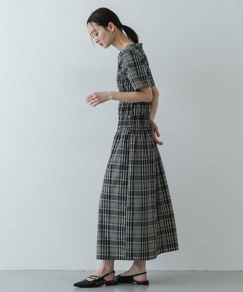 SENSE OF PLACE by URBAN RESEARCH / センスオブプレイス バイ アーバンリサーチ ワンピース | チェックシャーリングワンピース | 詳細5
