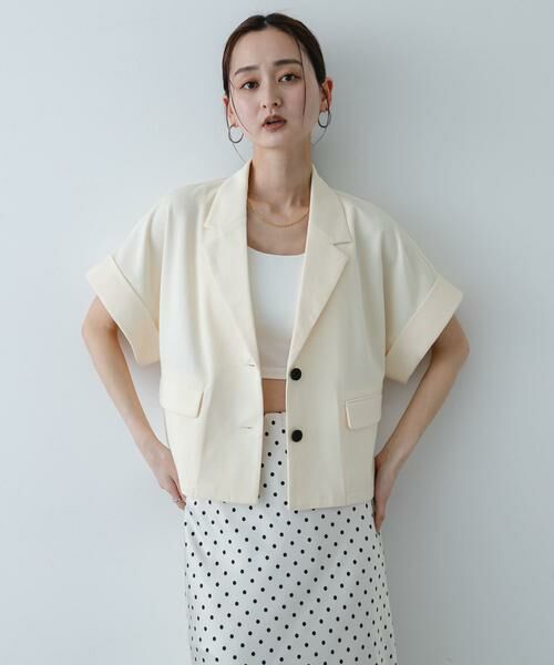 SENSE OF PLACE by URBAN RESEARCH / センスオブプレイス バイ アーバンリサーチ その他アウター | ミラノクロップドジャケット | 詳細11