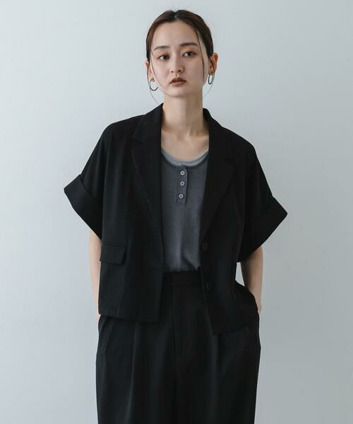 SENSE OF PLACE by URBAN RESEARCH / センスオブプレイス バイ アーバンリサーチ その他アウター | ミラノクロップドジャケット | 詳細19