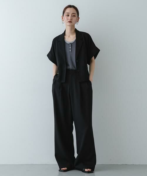 SENSE OF PLACE by URBAN RESEARCH / センスオブプレイス バイ アーバンリサーチ その他アウター | ミラノクロップドジャケット | 詳細21